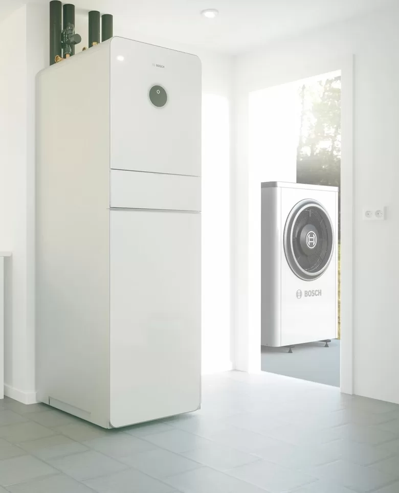 Gaiss - ūdens Compress 7000 siltumsūknis no Bosch ar montāžu un servisu Zemgalē no Ergolukss