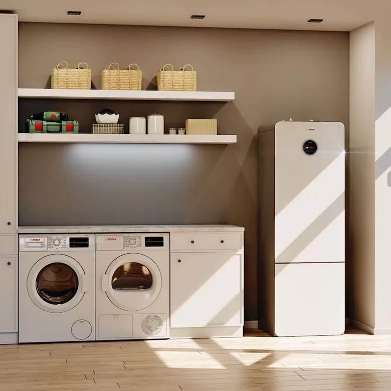 Gaiss - ūdens Compress 7800 zemes siltumsūknis no Bosch ar montāžu un servisu Zemgalē no Ergolukss